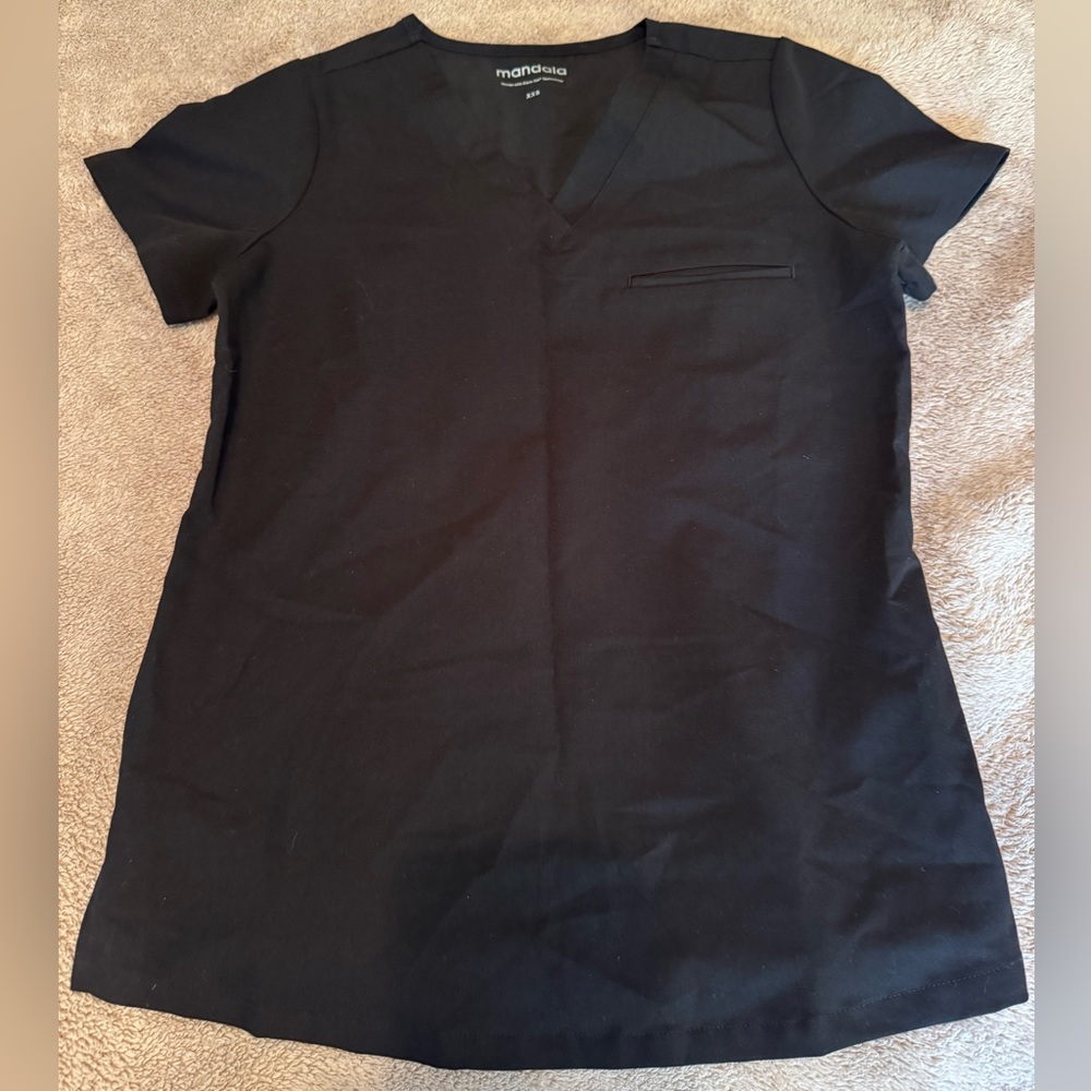XXS Mandala Black Top